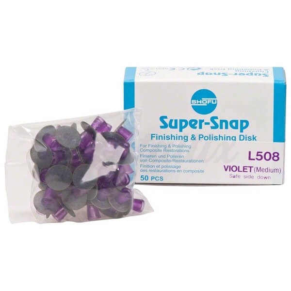 Discos Super-Snap Violet (Medium) 50 piezas