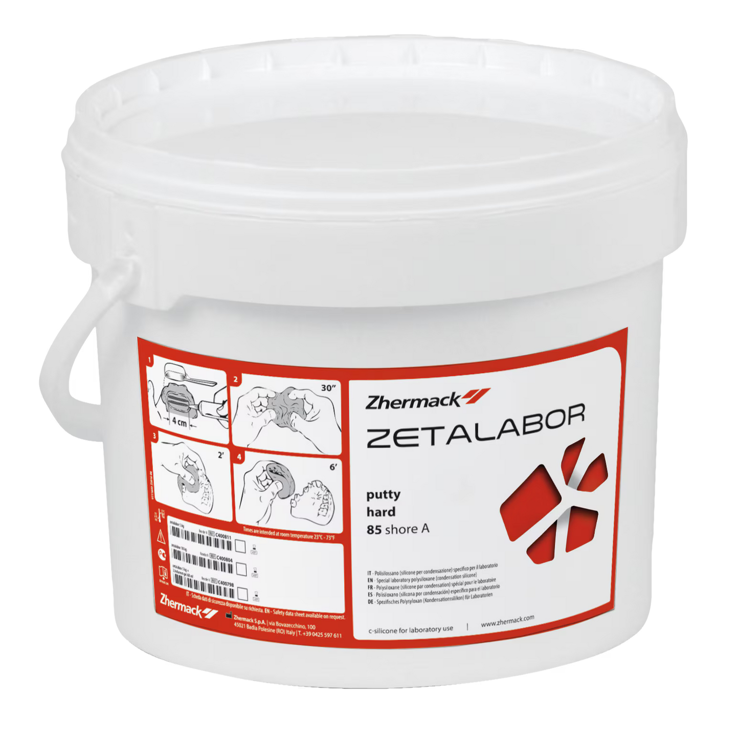Zetalabor Putty Hard Silicona Lab. 5 Kg