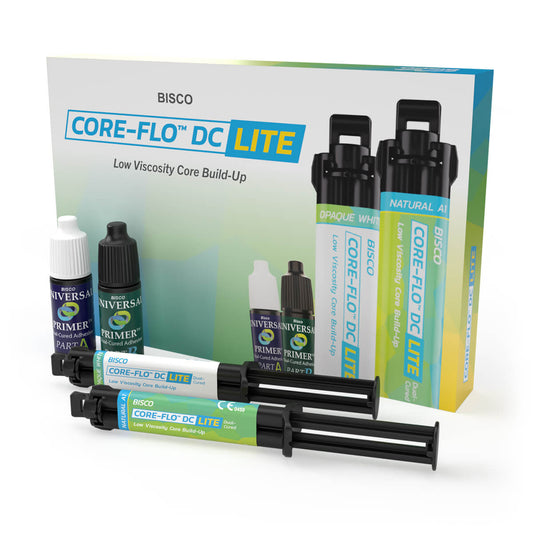 Core-Flo DC Lite Kit Reconstructor de muñones curado Dual y Flu
