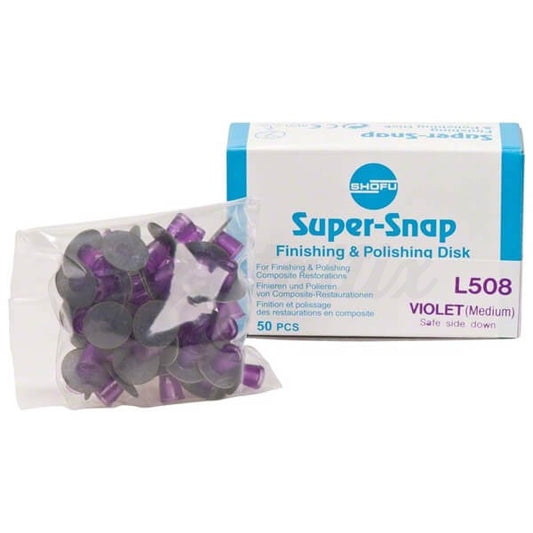 Discos Super-Snap Violet (Medium) 50 piezas